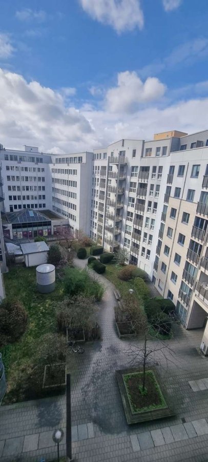 Blick vom Balkon